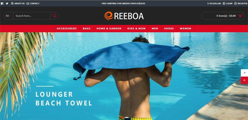 reeboa com main page